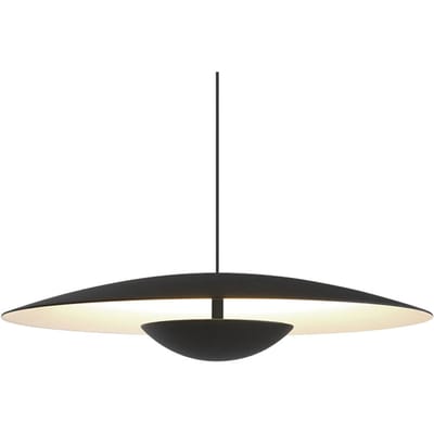 MARSET Ginger LED hanglamp, Triac Ø32cm zwart/wit