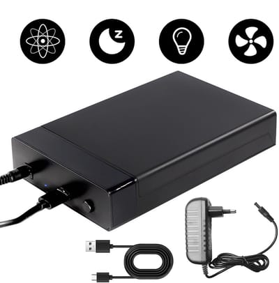 3.5 Inch HDD Behuizing - Externe HDD Behuizing - 5 Gbps - 2.5/3.5 SSD/HDD tot 16TB - UASP - 12V Adapter