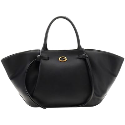 GUESS schoudertas handtas Allegra Girlfriend Satchel Black zwart