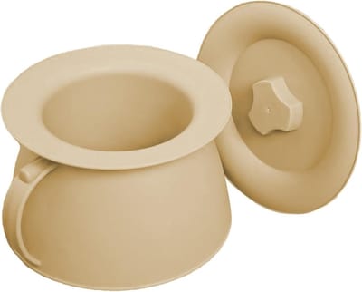 Kamerpot - Urinoir Toilet - Reis Hulp - Hygiënisch Deksel - 15 Liter - Wit