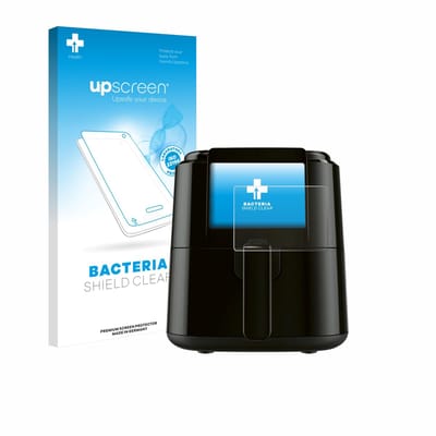 upscreen - Screenprotector voor SilverCrest SHFD 1400 C1 - Folie Beschermfolie transparant antibacterieel