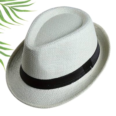 Livano Zonnehoed - Reishoed - UV Beschermende Hoed - Bucket Hat - Festival - Pet - Hoedje Voor Heren - Hoofdbescherming - Melk Wit