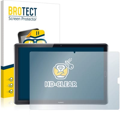 BROTECT - Screenprotector voor Huawei MediaPad M5 10.8 / 10.8 Pro - Folie Beschermfolie transparant 2 Stuks