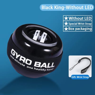 Démarrage Automatique Poignet Puissance Boule Gyroscopique Poignée Main Renforceur Avant-Bras Exerciceur Fitness Maison Gyro Entraîneur de Bras