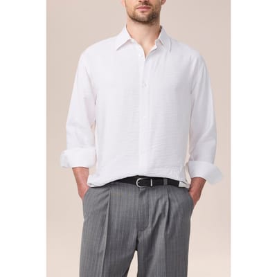 NN.07 Freddy Shirt White Maat: M | Zakelijke Overhemden Outlet | Heren | Wit