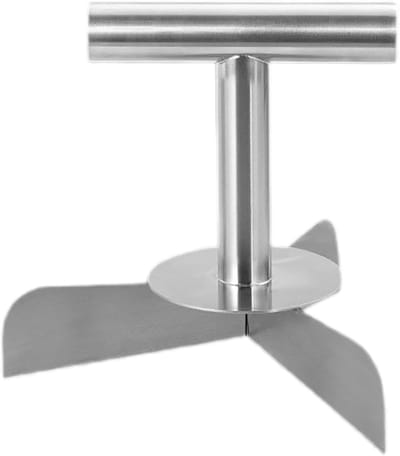 Deegverdeler Roestvrij Staal - Keuken Tool - Bakken Vereenvoudigen - Uniek Vormontwerp - 15.5 x 12.5 cm - Zilverkleurig