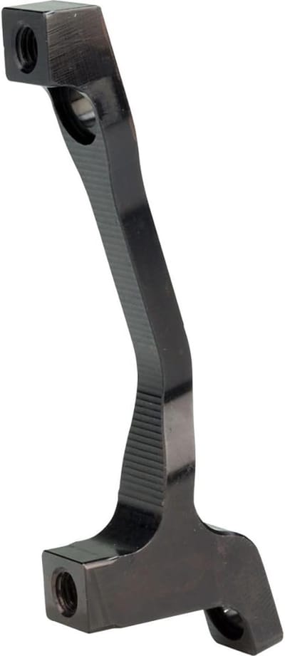 Remklauw Adapter - Schijfrem Montage - Fiets Reparatie - Precisie CNC Bewerkt - Post 20mm 180mm - Zwart