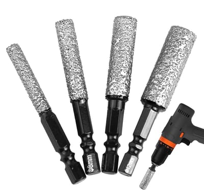 Tegelboor Set - Gatenzaag Boren - Precisie Boren - Zeskant Handvat - 4 Delig