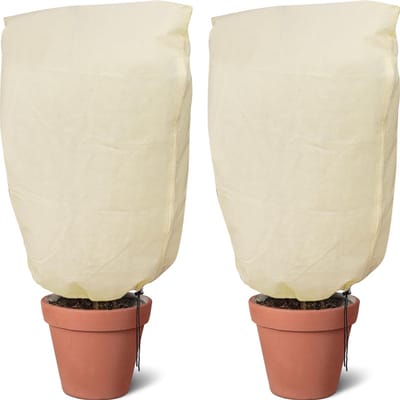Unyqoos® winterbeschermingsset voor planten met rits en trekkoord
