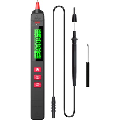 BSIDE Z1 multimètre LCD testeur numérique stylo intelligent Type détecteur de tension 2000 points tension cc/ca noir