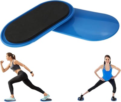 Oefening Sliders - Core Discs - Kern Versterken - Antislip Dubbelzijdig - 2 Stuks - Blauw