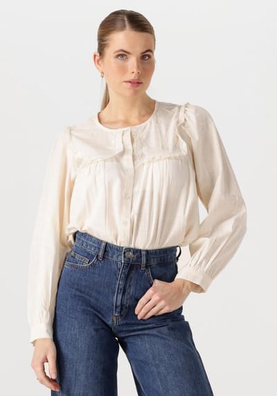 Lollys Laundry Dooblell Shirt Ls Dames - Jurken - Ecru - Maat XS
