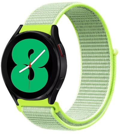 By Qubix - Sport Loop nylon bandje - Geel - Geschikt voor Xiaomi Redmi Watch 5 Active / Redmi Watch 5 Lite