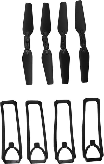 Reserveonderdelen voor Opvouwbare Drones, Beschermende Propellers en Oplaadkabel voor E88, E99, K3 en E100 Drones