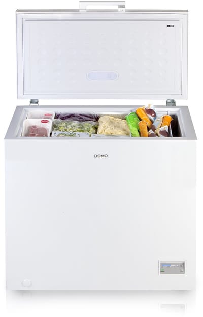 DOMO DO91219F Vrieskist - 198L - Diepvrieskoffer - Energieklasse D - Wit