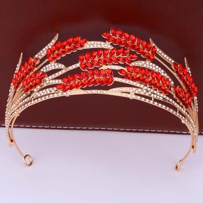 Luxe en Modieuze Bruidskroon Bruidsjurk Stijl Foto Kroon Super Sprankelende Strass Tiara gray