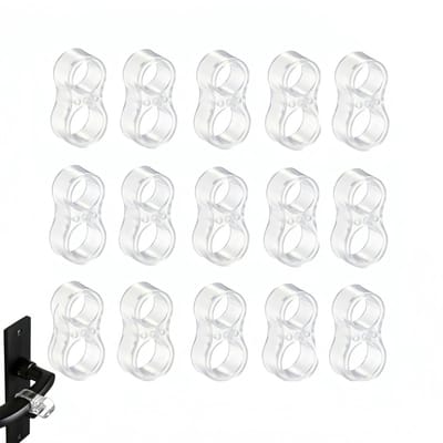 15 Deurstoppers van Transparant Siliconen voor Deurklinken, Muurbescherming en Rubber Buffers