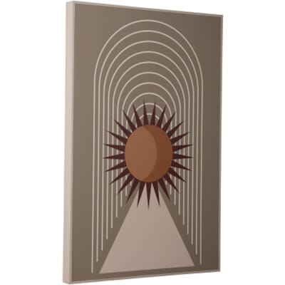 Present Time - Wall Art Arco Sol - Multikleur - 3x40x60 cm