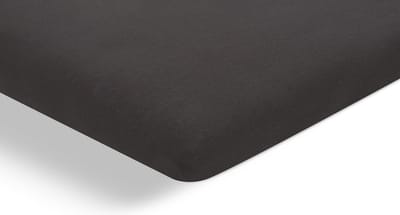 Cinderella - Topper hoeslaken - tot 12 cm matrashoogte - Jersey - 160x200/210 cm - Zwart