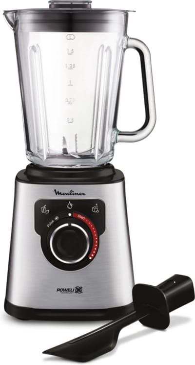 Moulinex - LM871 - Mixer - Grijs Staal - 1200 W - 1,5 L