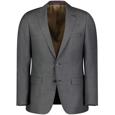 Roy Robson Colbert Fine Wool Natural Stretch Grijs / male