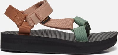 Teva W Midform Universal - Dames Sandalen - Zwart/Oranje/Roze - Maat 42