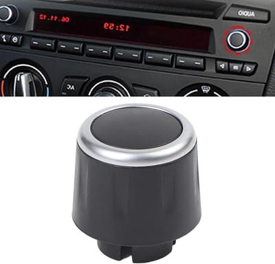 Volumeregelaar Draaiknop - CD-speler Knop - Audio Bediening - Nauwkeurige Regeling - Specifieke Modellen - Zwart
