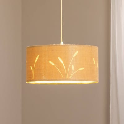 Maco Design Boho Auris hanglamp, beige, Ø 40 cm, textiel