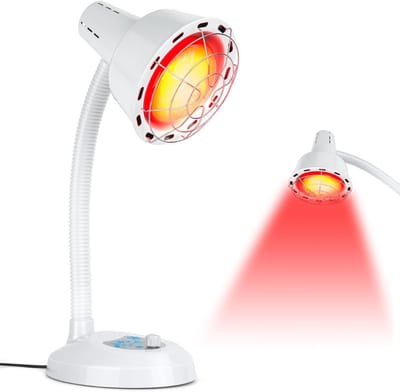DailySupplies® Infraroodlamp - Warmtelamp Verstelbaar- Infrarood Lampen voor Spieren - Duurzame Hittelamp - Wit