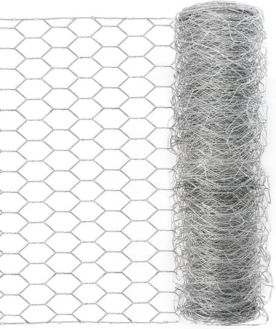 Gevogelte Wit Kippengaas - 165'' × 590'' | 1 Inch Gaas | Voor Ambachten Tuinhek | Dierlijke Barrière