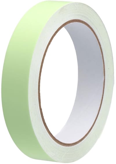 Dailygoods - Lichtgevende tape, 2 cm x 10 m, fluorescerende tape, lichtgevende tape, zelfklevend, waarschuwingstape voor trappen, treden, muren, uitgangen, veiligheid