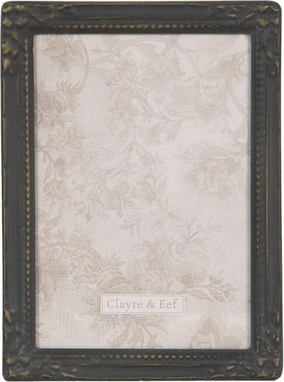 Clayre & Eef Fotolijst 13x18 cm Zwart IJzer