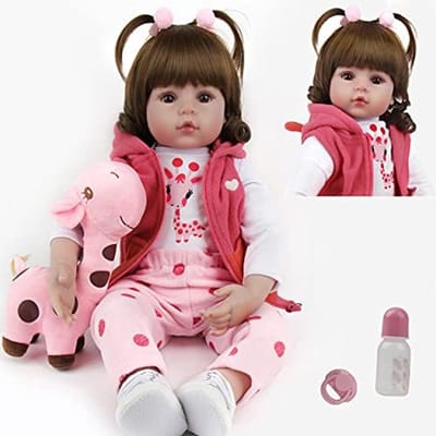 Reborn pop voor meisjes, zachte silicone baby, realistische pasgeborene, vakantiecadeau