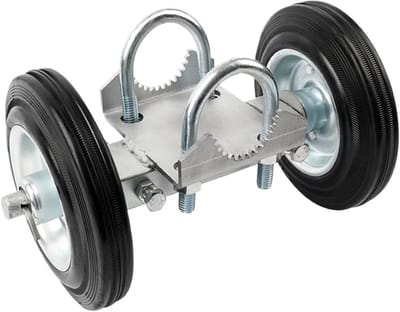 Poortwiel - Rolpoortwiel Drager - Poorten Bewegen - Zwaar Belastbaar - 8 inch - Zwart