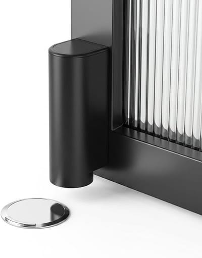 Magnetische Deurblokken - Vloerstopper Set - Deuren Open Houden - Boren Niet Nodig - 2 Stuks - Zwart