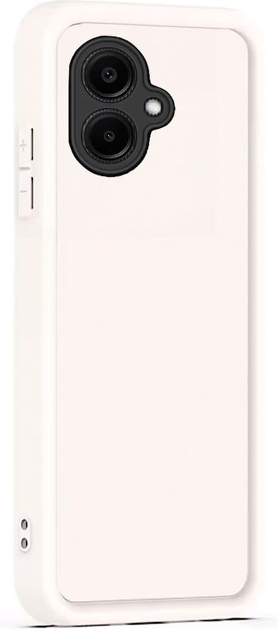 Hoesje geschikt voor Oppo A60 / A40 / A40m - Versterkte randen - Bescherming Camera & Scherm - Matte Design Sand Beige
