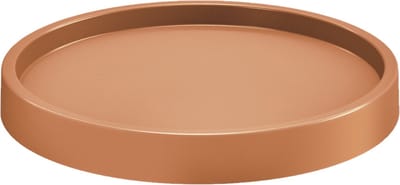 Plantenonderzetter/multiroller rond terracotta kunststof 30 cm - Trolleys voor kamerplanten