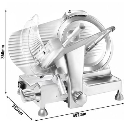GGM Gastro Aufschnittmaschine mit Self-Lock-System - 150 Watt - Messer: Ø 250mm