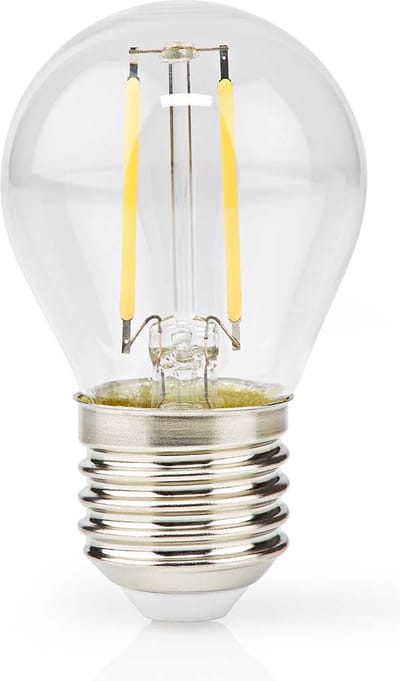Nedis LED-Filamentlamp E27 - G45 - 4.5 W - 470 lm - 2700 - Dimbaar - Warm Wit - Retrostijl - 1 Stuks