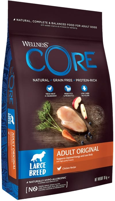 Wellness Core Grain Free Dog Large Breed Adult Kip - Hondenvoer - 10 kg