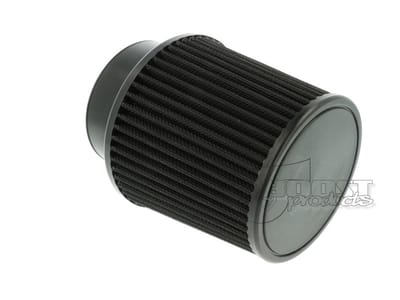 Universeel luchtfilter 127mm / 89mm aansluiting, zwart