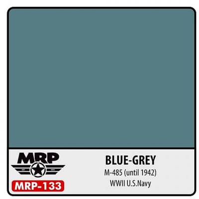Mr. Paint MRP-133 - WWII US - Blue Grey M-485 (until 1942) – 30 ml verf voor Airbrush & Detailwerk