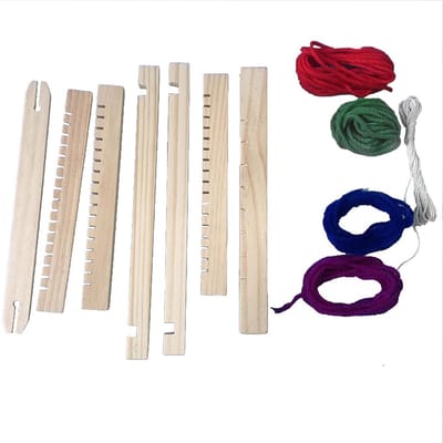 Handmatige Breimachines voor Kinderen, Creatieve Weefset en Houten Loom Speelgoed voor DIY Projecten