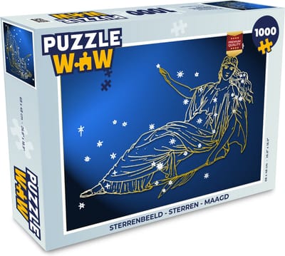 Puzzel Sterrenbeeld - Sterren - Maagd - Legpuzzel - Puzzel 1000 stukjes volwassenen