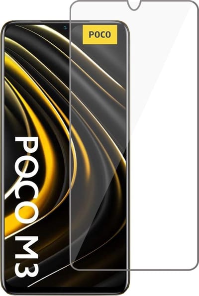Screenprotector geschikt voor Xiaomi Poco M3 - Screen Protector Glas