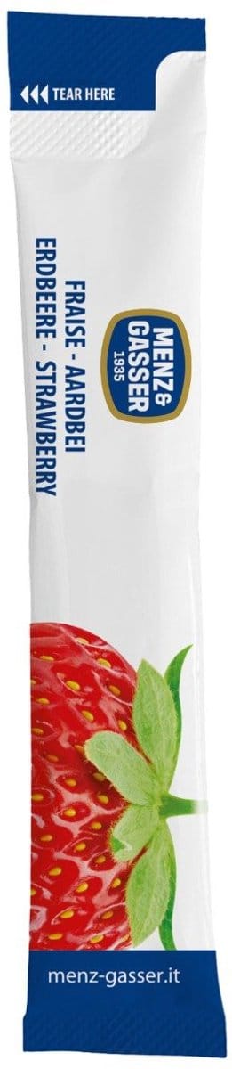 Menz & Gasser Aardbei jam mini cupjes - voor ontbijtzaal Hotel en BnB - 100 stuks