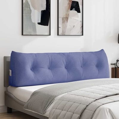 vidaXL Rugkussen Jeans Blauw 160 x 24 x 50 cm Stof
