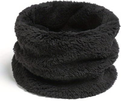Nivard Nekwarmer - Heren - Dames - Fleece - Motor - Bandana - Masker - Colsjaal - Winter - Sjaal - Gewatteerd - Skiën - Warm - Zwart