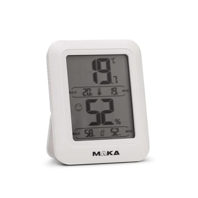 Digitale Hygrometer met Comfort Emoji - 180 Dagen Batterijduur - Hoge Nauwkeurigheid voor Interieur, Babykamer, Woonkamer en Kantoor