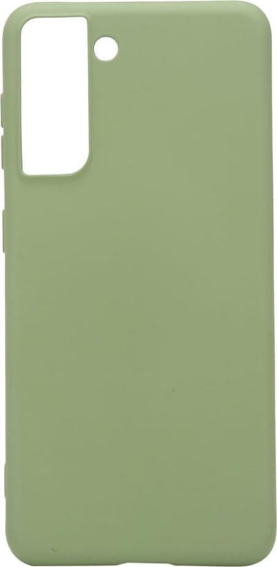 Shop4 - Geschikt voor Samsung Galaxy S21 Plus Hoesje - Zachte Back Case Mat Mint Groen